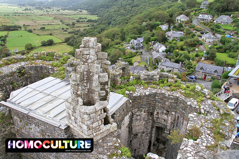 Harlech Castle in Wales. 