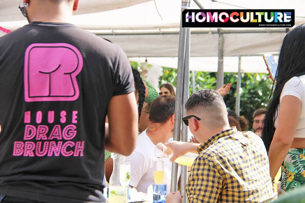 Drag brunch at R House in Miami, Florida. 