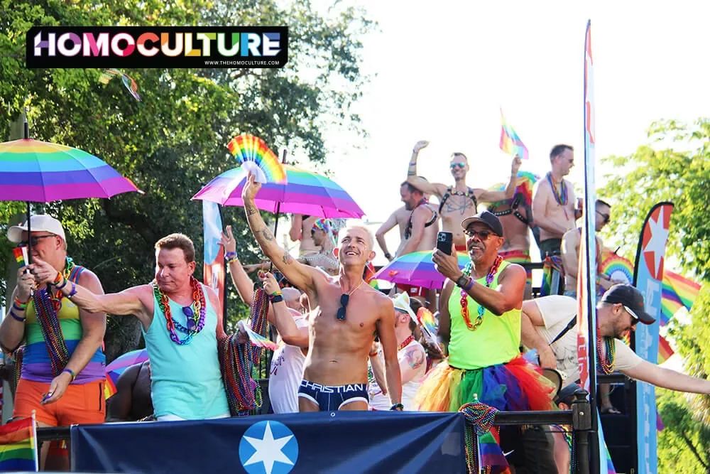 The Island House float in the 2023 Key West Pride parade. 
