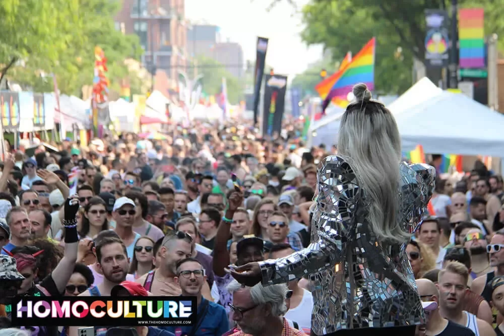Ultra Nate performing on the main stage at Chicago Pride Fest 2023.