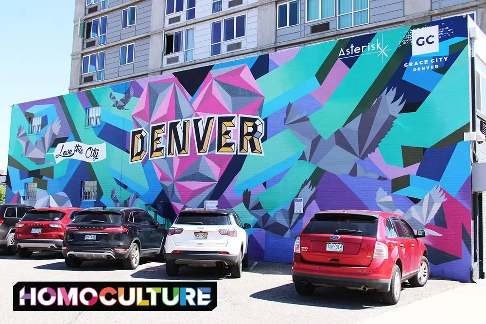 The Denver mural on the Denver Graffiti Tour.
