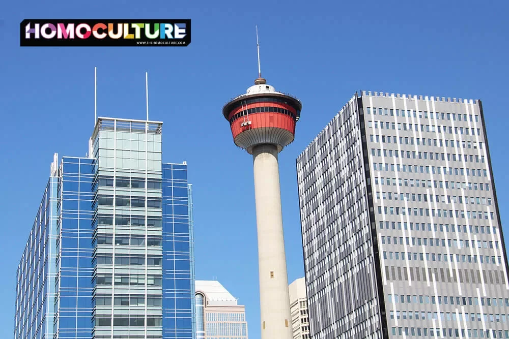 The Calgary Tower in downtown Calgary, Alberta.