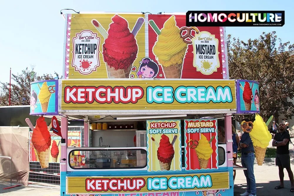 Unique food and drinks served throughout the midway at the 2023 Calgary Stampede. 