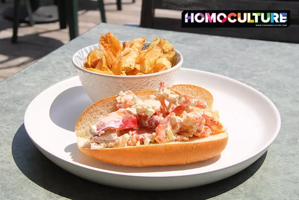 A traditional New Brunswick lobster roll. 