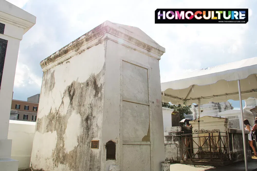 Crypt of Marie Laveau, inside the St. Louis Cemetery No. 1 in New Orleans. 