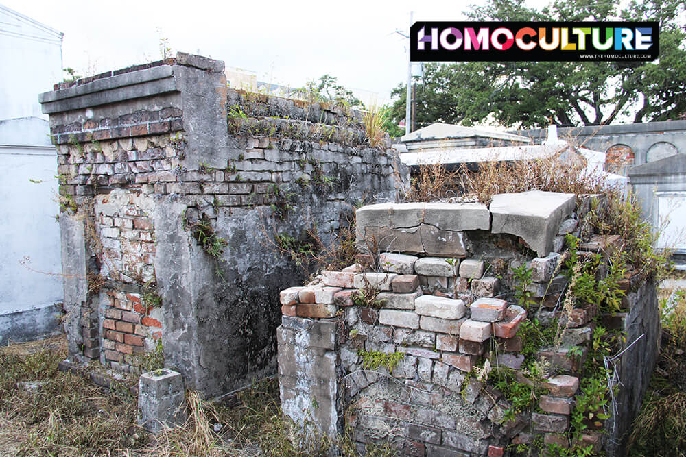 Old crypts inside St. Louis Cemetery in New Orleans.