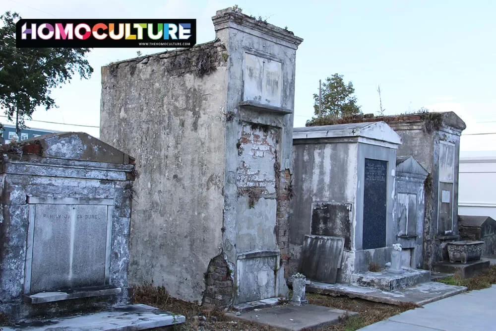 Old crypts inside St. Louis Cemetery in New Orleans.