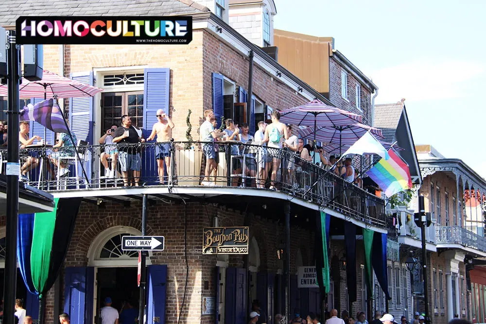 The Bourbon Pub and Parade gay bar during Southern Decadence. 