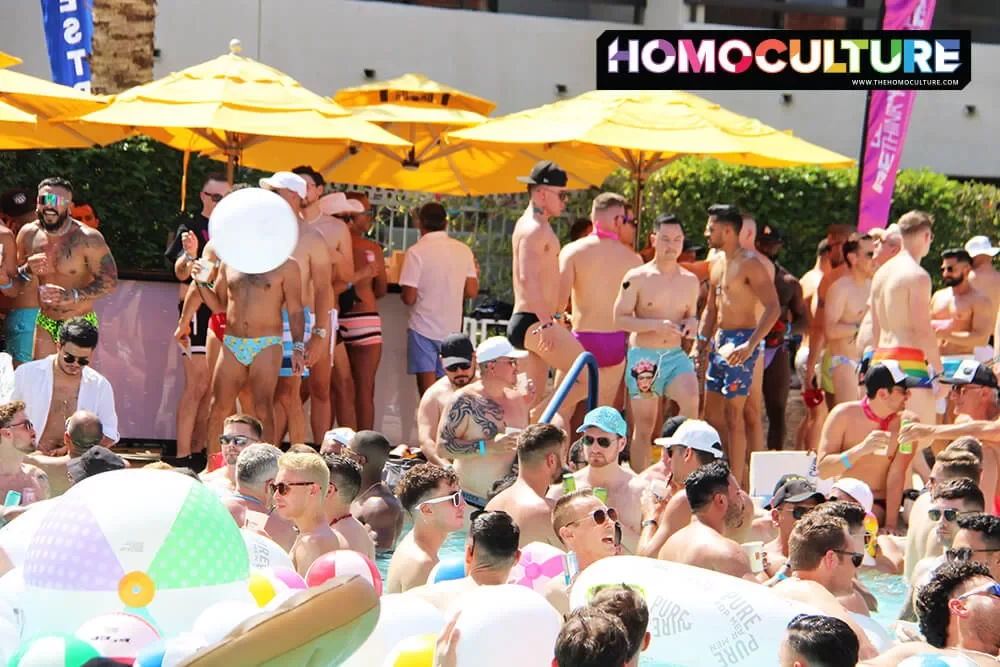 The Saturday Splash pool party at White Party Palm Springs 2023. 
