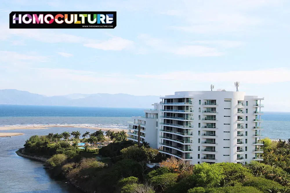 The Vidanta Resort overlooking the Pacific Ocean. 