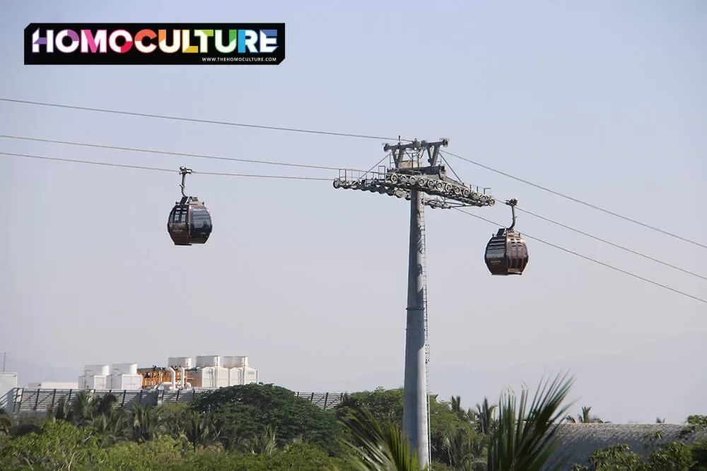 Vidanta Resort is so big that gondolas whisk guests from one side of the resort to the other. 