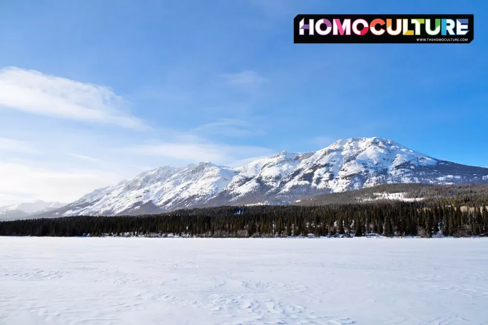 A beautiful winter day in the Yukon.