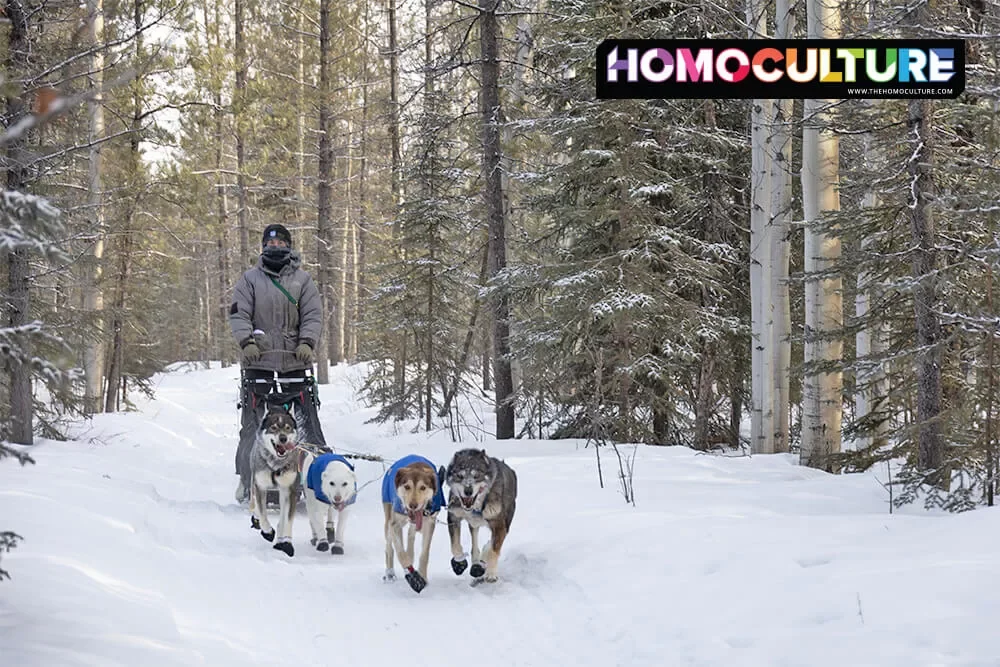 Dogsledding with MukTuk Adventures in the Yukon.
