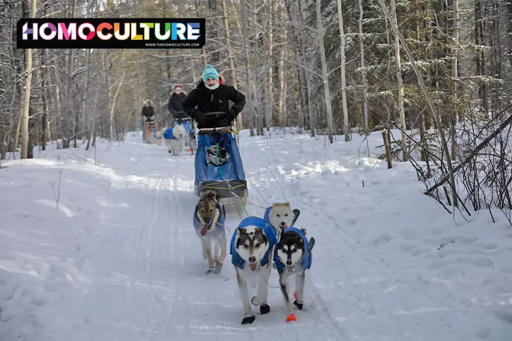 Dogsledding with MukTuk Adventures in the Yukon.
