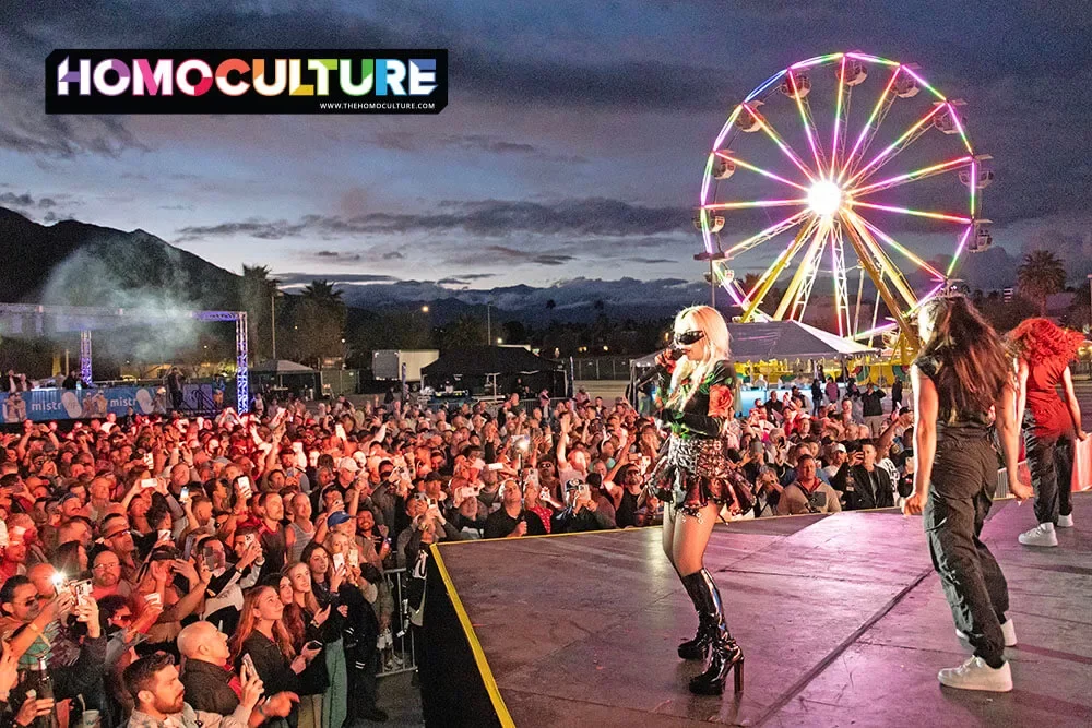 Ava Max performing at the Pharaoh T-Dance during White Party Palm Springs 2024.
