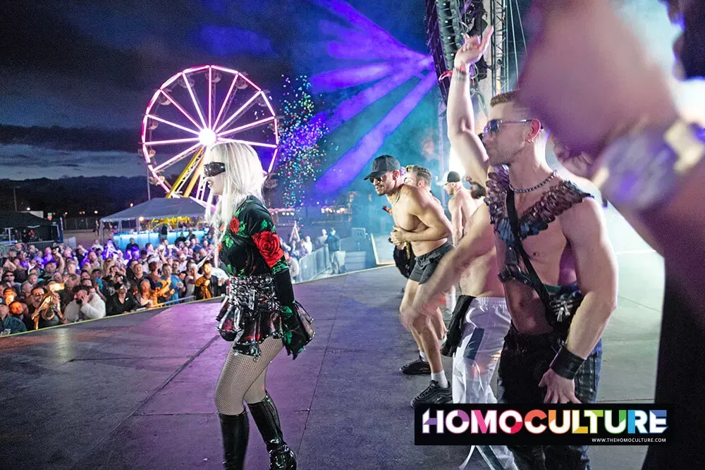 Ava Max performing at the Pharaoh T-Dance during White Party Palm Springs 2024.